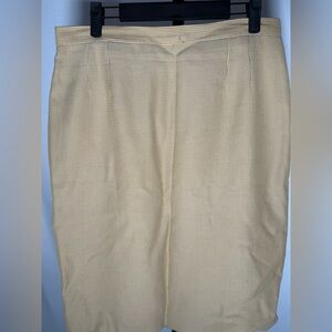 Giorgio Armani Beige Pencil Skirt